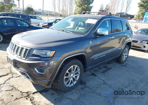 2014 Jeep Grand Cherokee Overland z USA, uszkodzony, nr VIN 1C4RJFCM7EC299949